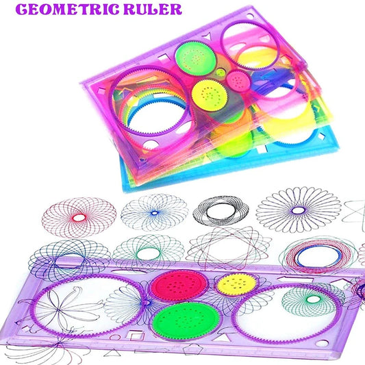 Creative Geometry Drawing Set | Spirograph Design Kit for Kids Art & STEM Learning