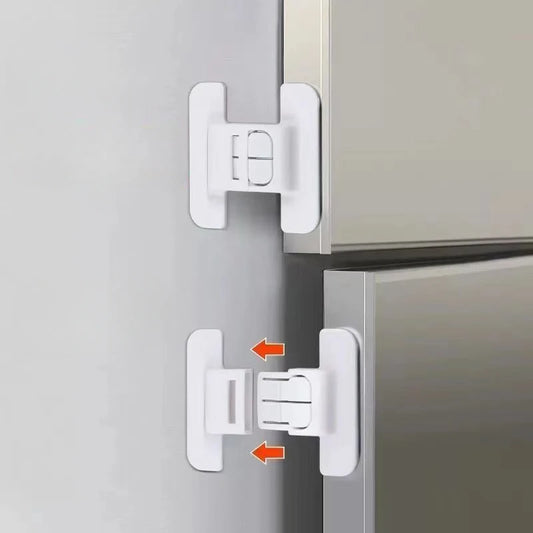 Baby Proofing Lock Set | 5-Pack Safety Latches for Fridge, Cupboards & Drawers