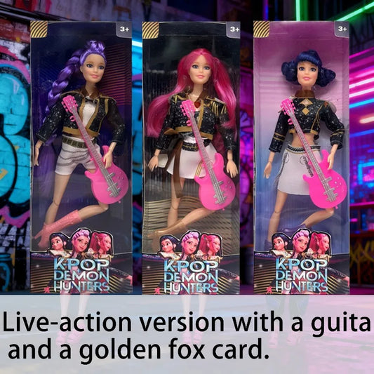 Official K-Pop Demon Hunters Doll | 30CM Anime Birthday Gift for Fans & Collectors