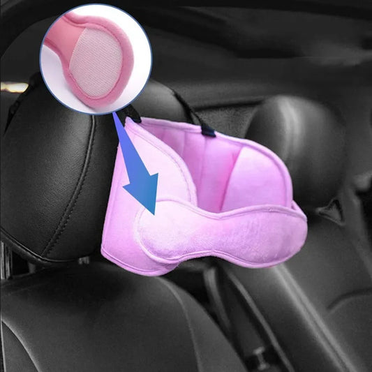 Car Seat Head Support Pillow for Children | Adjustable Sleep Protector & Safety Aid