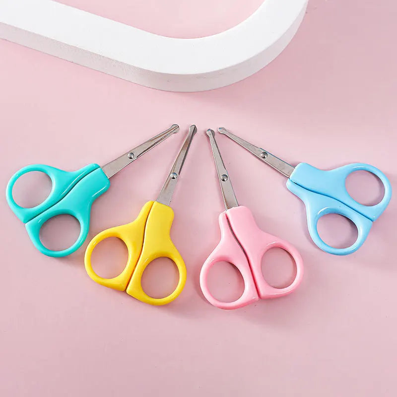 Baby Safety Nail Scissors | Rounded-Tip Newborn Clipper for Gentle & Precise Manicure