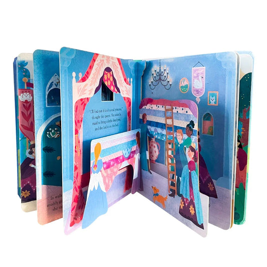Usborne Peep Inside The Princess and The Pea | 3D Lift-the-Flap Fairy Tale for Children
