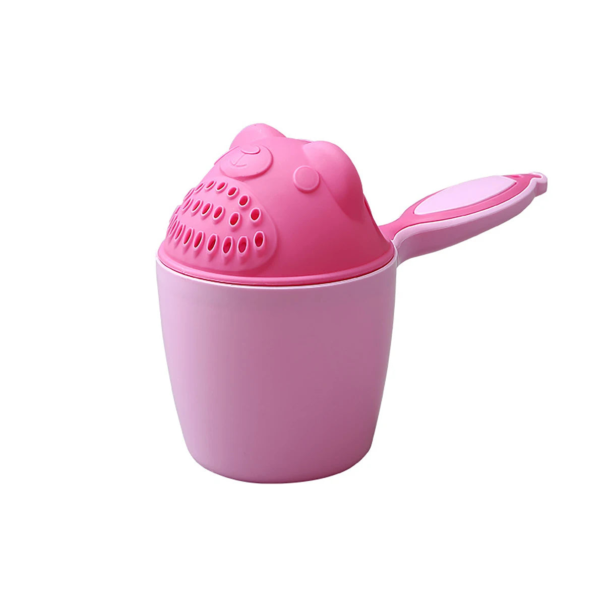 Bonita taza de baño de dibujos animados para bebé: lavar el cabello con suavidad es divertido