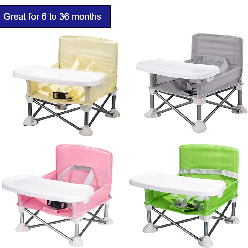 Travel High Chair & Booster Seat | Portable Folding Child Seat for Dining Out & Holidays