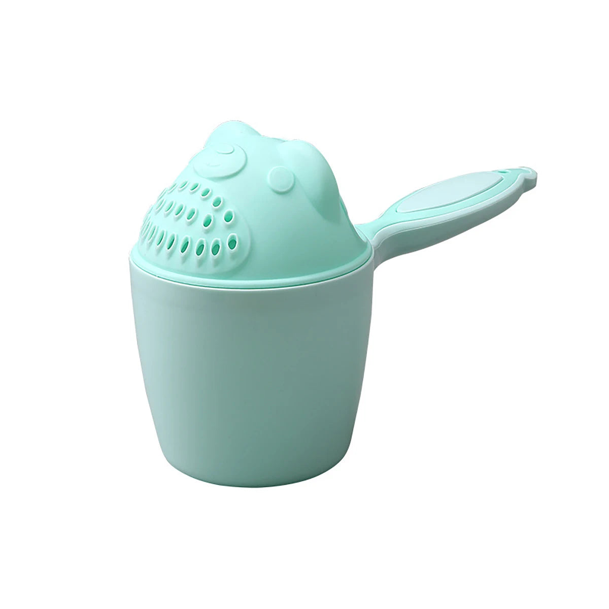 Bonita taza de baño de dibujos animados para bebé: lavar el cabello con suavidad es divertido