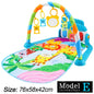 Musical activity mat for children - baby gym with lights, sounds and hanging toys.