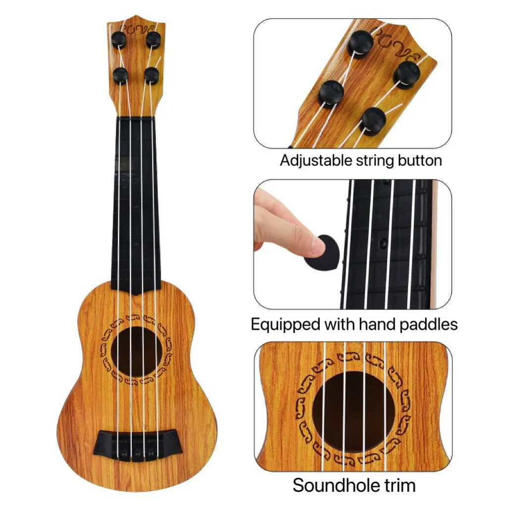 Educational children's guitar - the perfect musical instrument for first experiences.