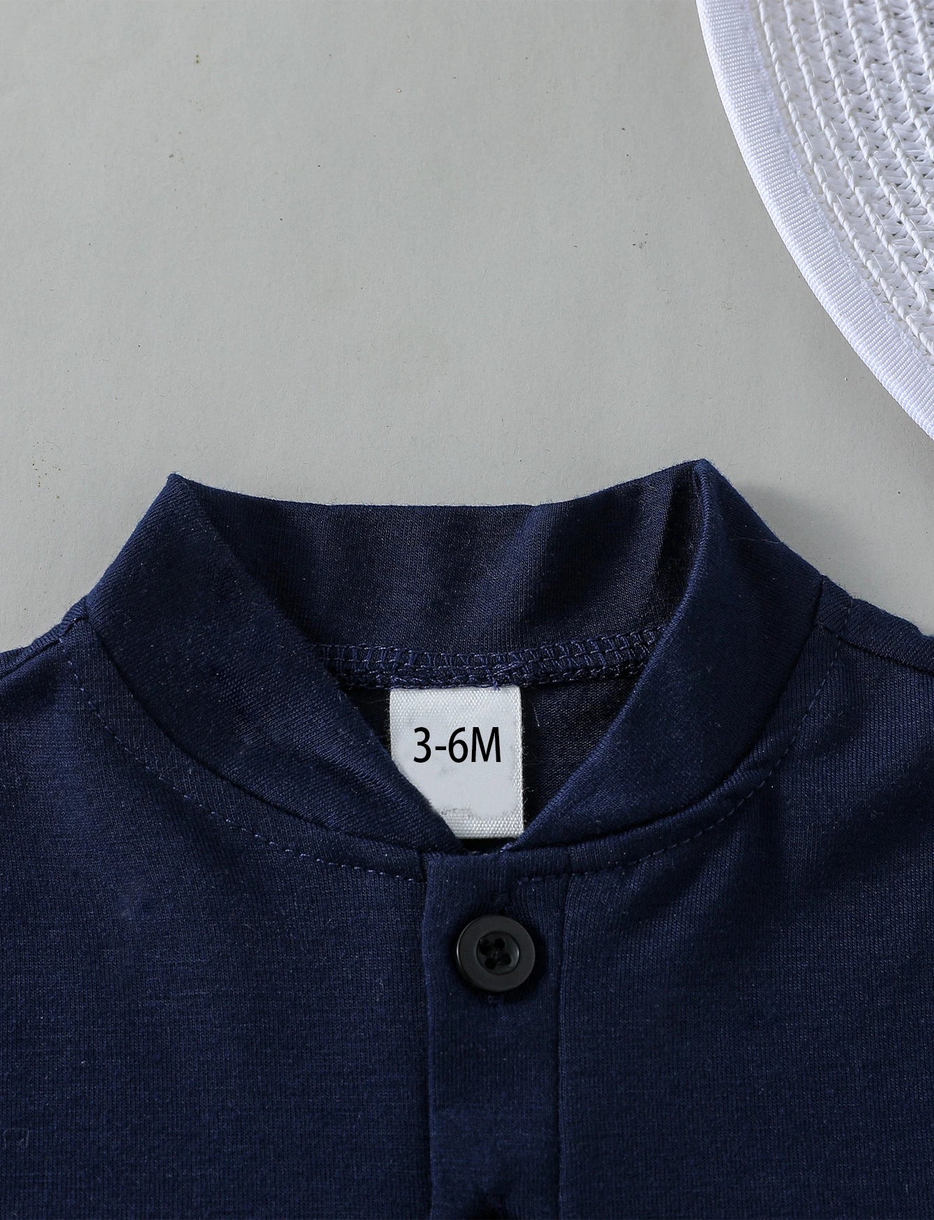 Boys' outfit - blue short-sleeved t-shirt 