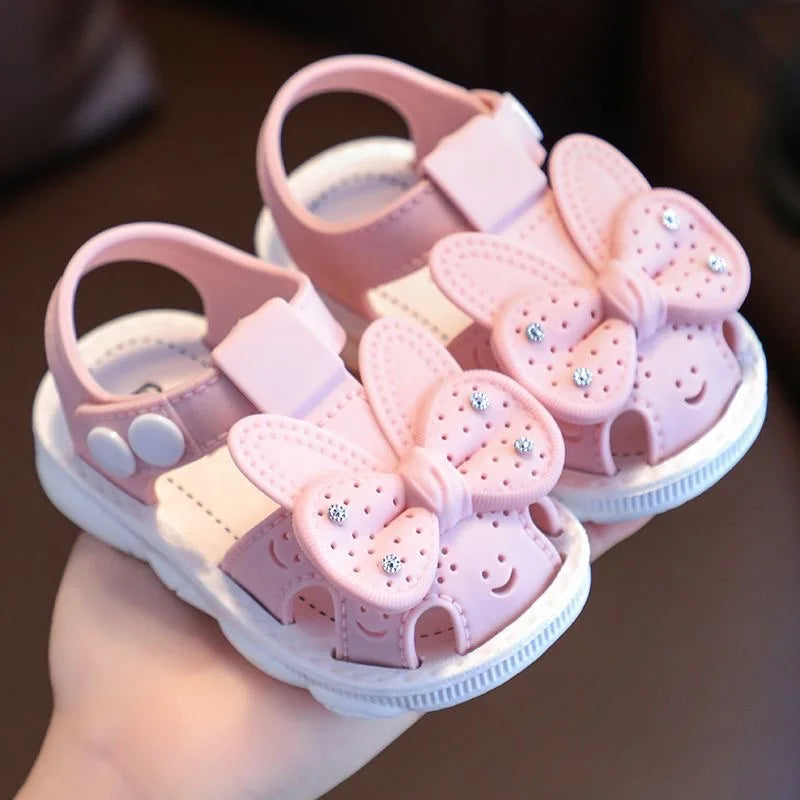 Pink Sandal with Bow for Baby | 0 to 24 Months | BabyStyle