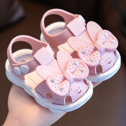 Pink Sandal with Bow for Baby | 0 to 24 Months | BabyStyle