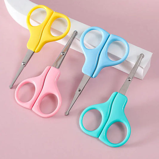 Baby Safety Nail Scissors | Rounded-Tip Newborn Clipper for Gentle & Precise Manicure
