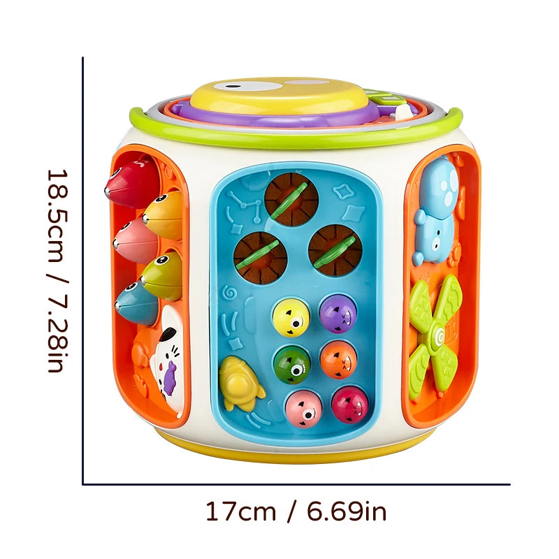 Colorful educational telephone for babies - a toy with lights, music, and sounds.