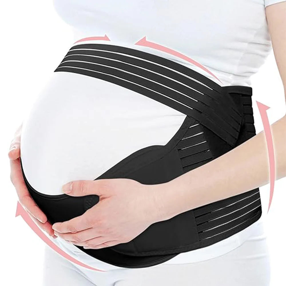 Maternity Support Belt for Back Pain | Adjustable Belly Band for Pregnant Women