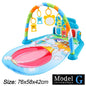 Musical activity mat for children - baby gym with lights, sounds and hanging toys.