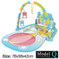 Musical activity mat for children - baby gym with lights, sounds and hanging toys.
