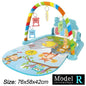Musical activity mat for children - baby gym with lights, sounds and hanging toys.