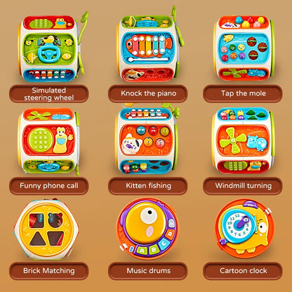 Colorful educational telephone for babies - a toy with lights, music, and sounds.