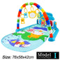 Musical activity mat for children - baby gym with lights, sounds and hanging toys.