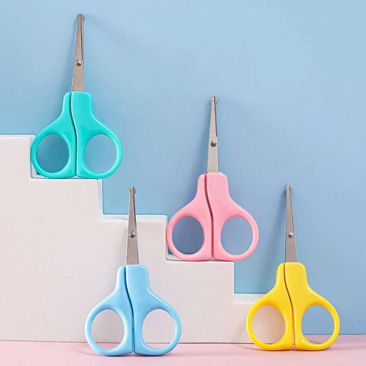 Baby Safety Nail Scissors | Rounded-Tip Newborn Clipper for Gentle & Precise Manicure