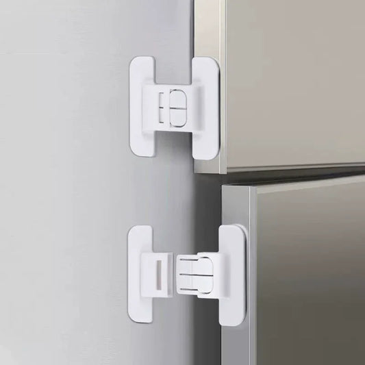 Baby Proofing Lock Set | 5-Pack Safety Latches for Fridge, Cupboards & Drawers