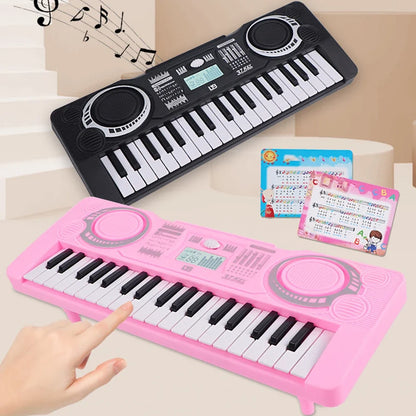 Children's First Piano Keyboard | 37-Key Portable Electronic Organ with Educational Features