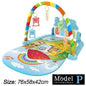 Musical activity mat for children - baby gym with lights, sounds and hanging toys.