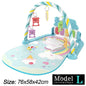 Musical activity mat for children - baby gym with lights, sounds and hanging toys.