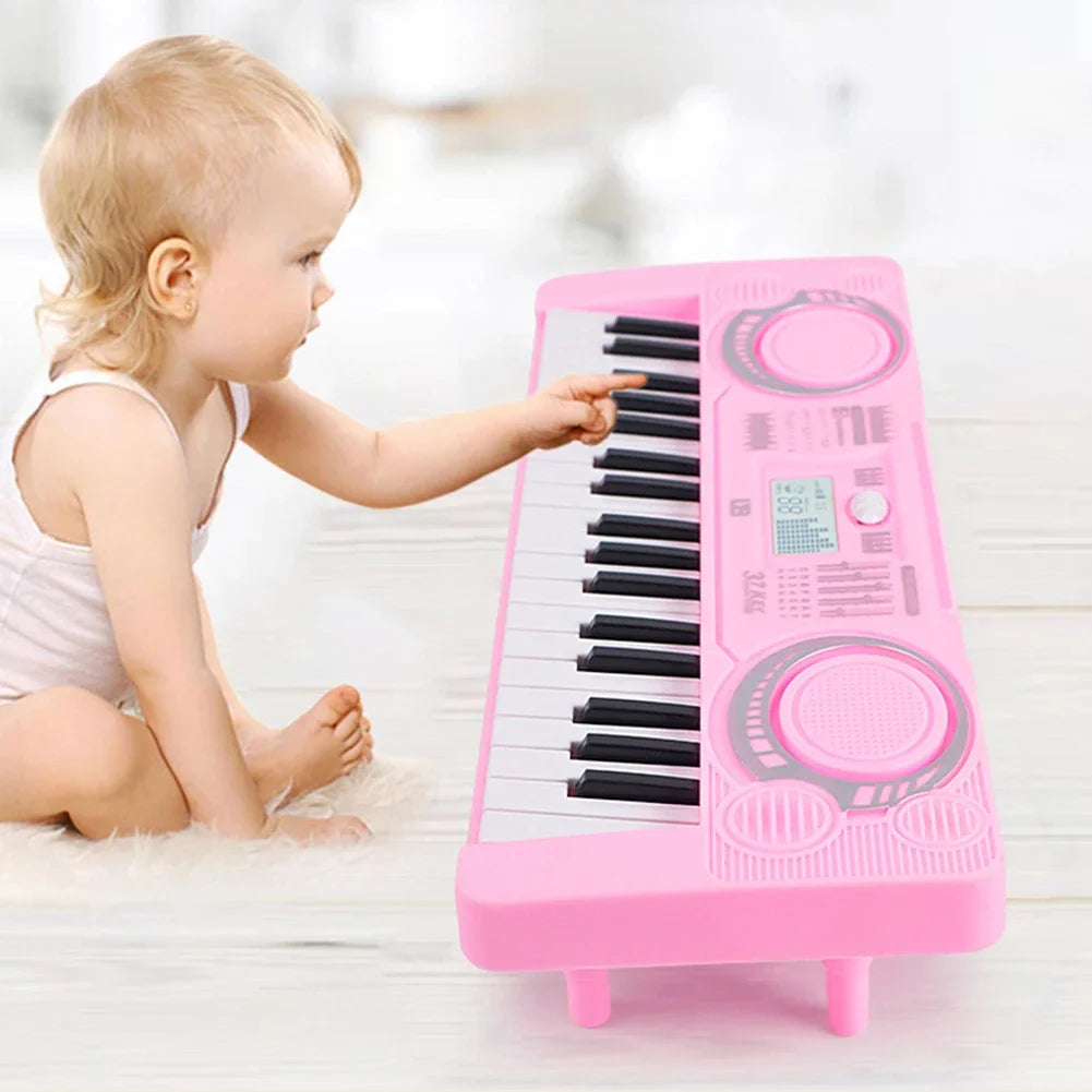 Children's First Piano Keyboard | 37-Key Portable Electronic Organ with Educational Features