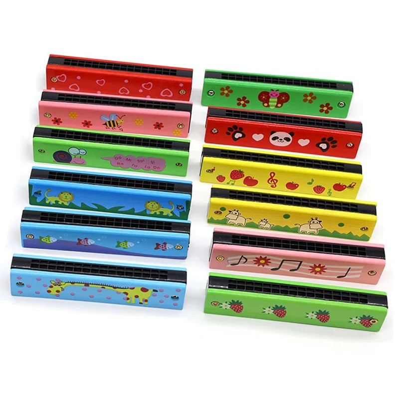 Wooden Harmonica for Kids | First Musical Instrument for Early Years & Preschool Learning