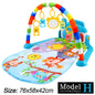 Musical activity mat for children - baby gym with lights, sounds and hanging toys.